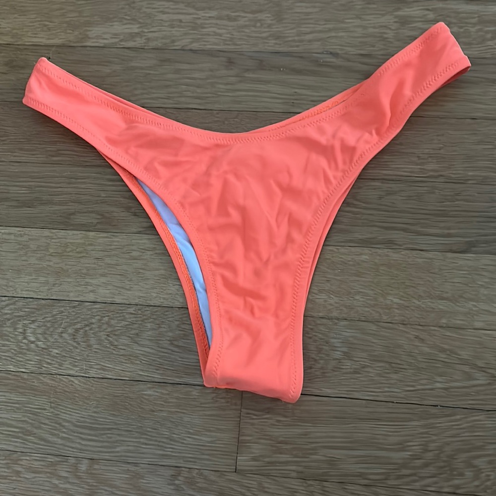 Cupshe Orange Cheeky Bikini Bottoms